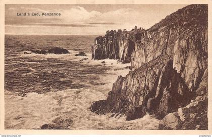 L241 England Land's End Penzance Cliffs vintage postcard