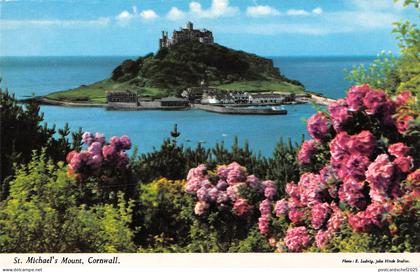 uk1686 st michael's mount cornwall real photo uk