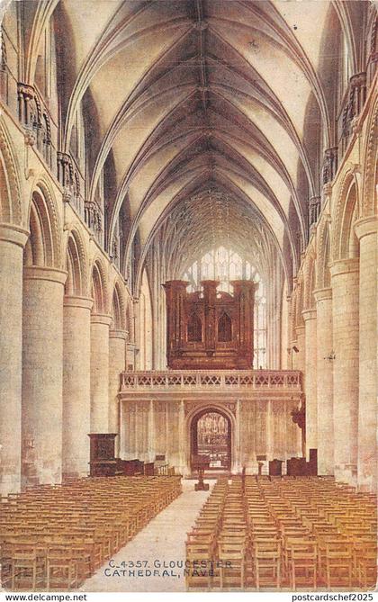 BR70642 gloucestershire cathedral nave  uk