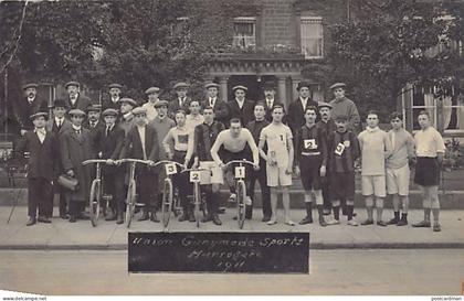 England - HARROGATE - Union Ganymede Sports - REAL PHOTO Year 1911
