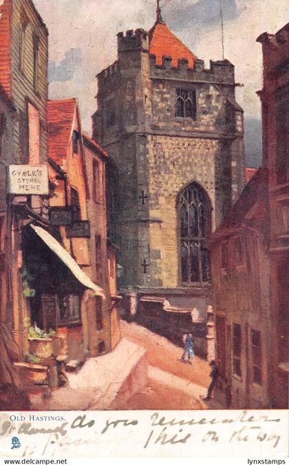 A781 England Hastings 1903 Old Hastings Tower vintage postcard
