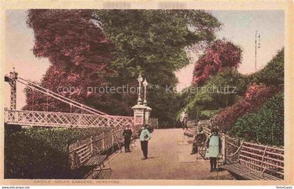Hereford  Herefordshire UK Castle Green Gardens