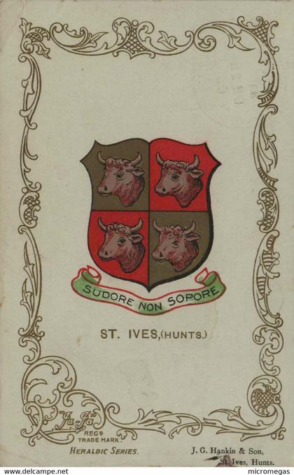 ST. IVES (Hunts) - Sudore non Sopore - Heraldic Series