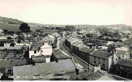 Warton Lancashire UK Main Street from Church Tower