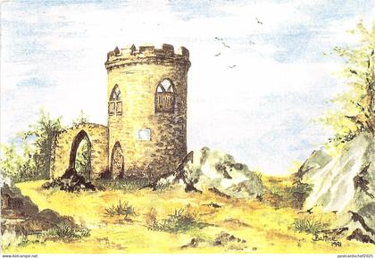 Lot242 bradgate park old john bettine barton painting postcard Leicestershire uk