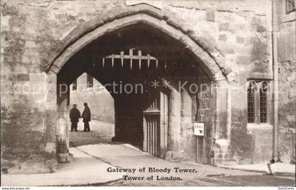 London Gateway of Bloody Tower Tower of London