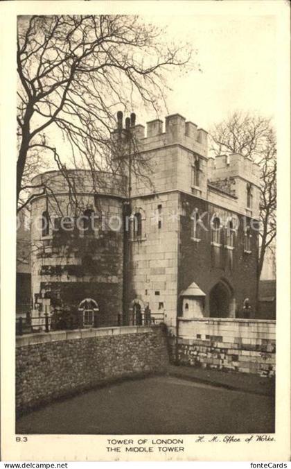 London Middle Tower of Tower of London