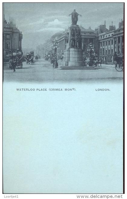 PC - London Londen - Waterloo Place - Crimea Mont