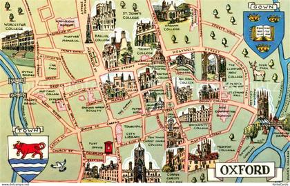 Oxford  Oxfordshire UK Karte Oxford