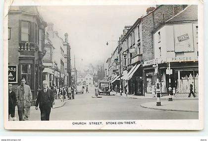 Royaume-Uni - Angleterre - STOKE-ON-TRENT - Church Street - Commerces