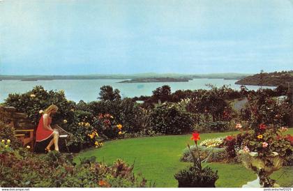 B101282 lower lough erne from the shore road  northern ireland 14x9cm