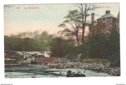 Bridge of Weir - On the River Gryffe - old Renfrewshire postcard