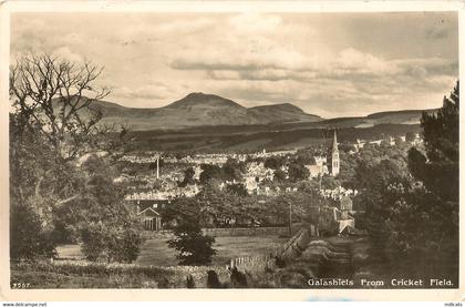 SCOTLAND  ROXBURGHSHIRE GALSHIELS  FROM CRICKET FIELD RP pu 1959