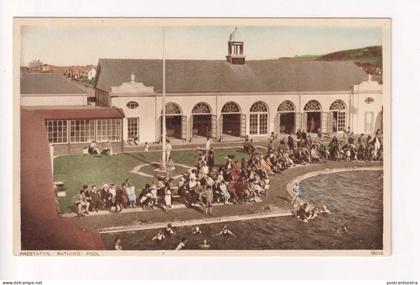 Prestatyn - Bathing Pool - c1930's Flintshire postcard