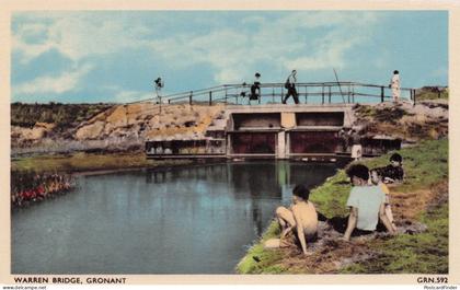 Warren Bridge Gronant Flintshire Wales Old Postcard