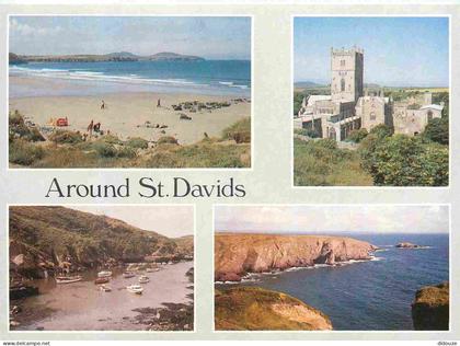 Carte Postale - Royaume-Uni - Pays de Galles - St Davids - Around St Davids - Multivues - Pembrokeshire - Wales - CPM -