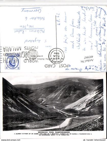 493947,Scotland Dumfriesshire Menock Pass Bergkulisse