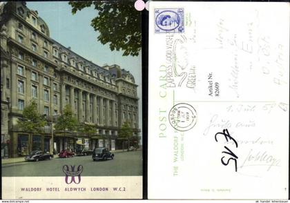 82609,Waldorf hotel Londen Detailansicht Oldtimer Auto