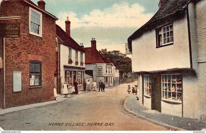 A786 England Herne Village Herne Bay vintage postcard