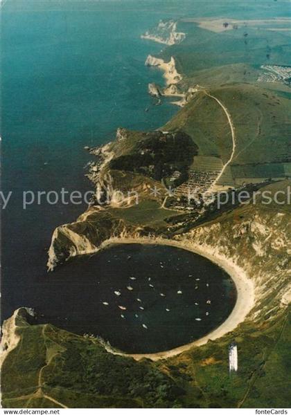 Dorset Lulworth Coveand the Dorset Coast Air view