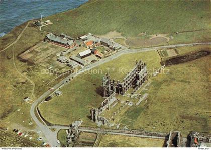 Whitby Abbey Yorkshire UK Whitby-Abbey Abteiruine Klosterruine Fliegeraufnahme K