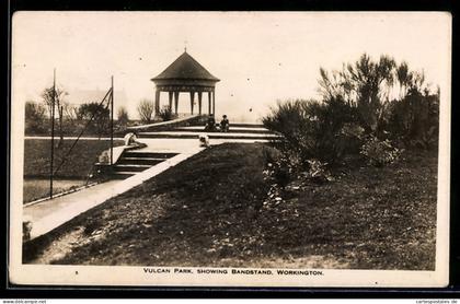 Pc Workington, Vulcan Park, showing bandstand
