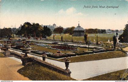 uk14866 public park hartlepool  uk