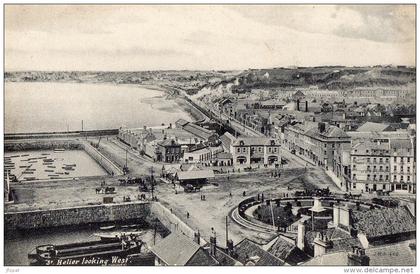 ILES DE LA MANCHE - JERSEY St Helier looking West