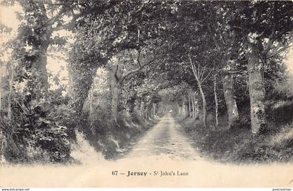 Jersey - St. John's Lane - Publ. Geo Barré 67