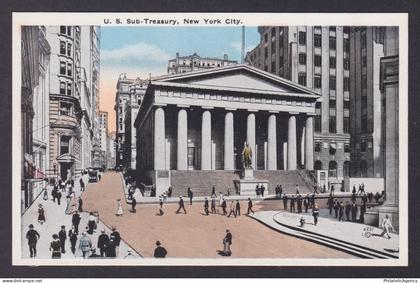 Postcard, United States, New York City NY, U. S. Sub-Treasury