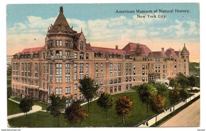 tarjeta postal  de American Museum of natural  History.