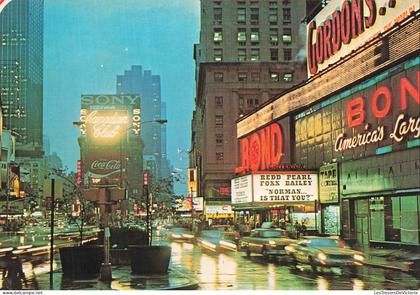 ETATS UNIS - New York - Time Square - Bond - Gordons - Publicité - CP