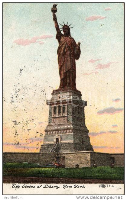 Post card / postkaart / STATUE OF LIBERTY / 1909 / New York