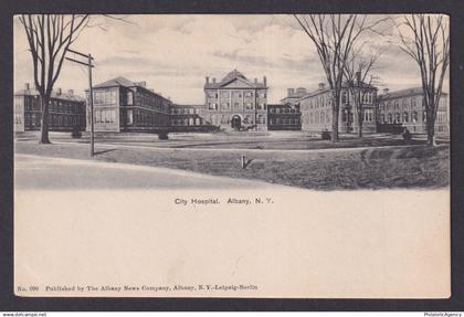 Postcard, United States, Albany NY, City Hospital