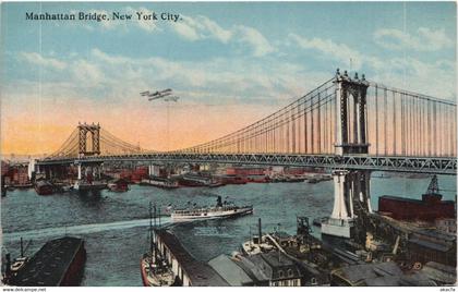 CPA AK NYC NEW YORK N.Y. Manhattan Bridge USA (990701)