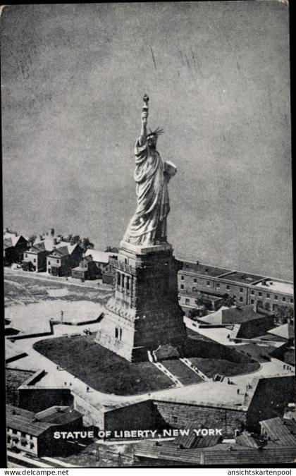 CPA New York City USA, Freiheitsstatue