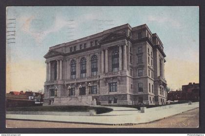 Postcard, United States, Utica NY, The Oneida County Court House