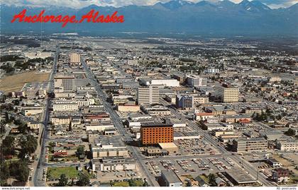 B530 US Anchorage Alaska General view vintage postcard