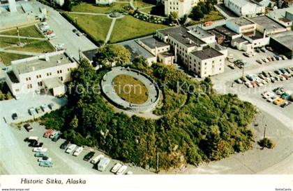 Sitka Alaska Fliegeraufnahme Pioneer Home and baranof Hill