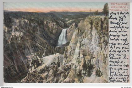 (105483) AK Yellowstone Park, Point lookout and great falls, 1904