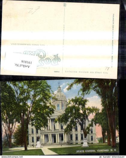 191816,New Hampshire Concord State Capitol