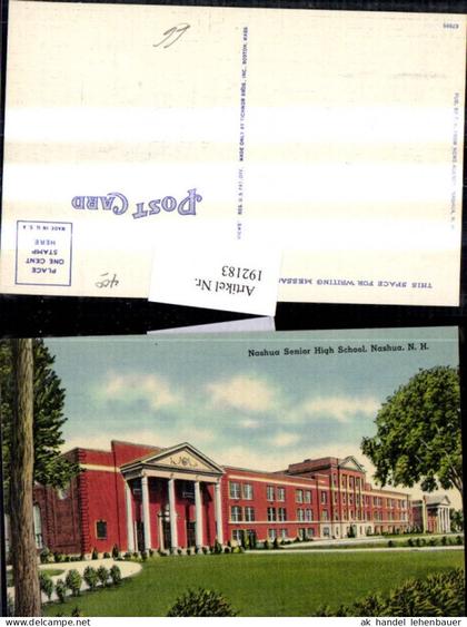 192183,New Hampshire Nashua Senior High School Schule