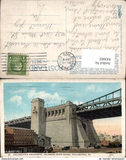 443003,Pennsylvania Philadelphia Anchorage Delaware River Bridge Brücke