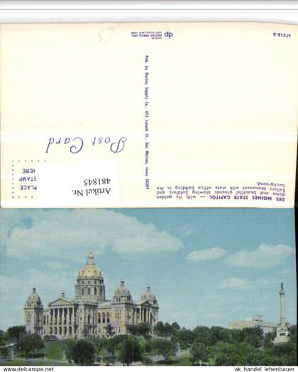481845,Iowa Des Moines State Capitol Gebäude