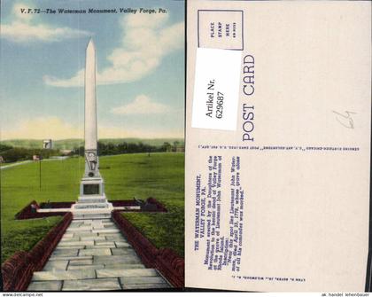 629687,The Waterman Monument Valley Forge Pennsylvania