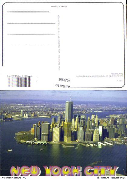 762686 New York City Lower Manhattan World Trade Center USA