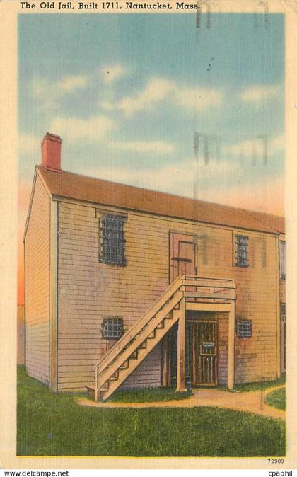 CPA The Old Jail Built 1711 Nantucket Mass