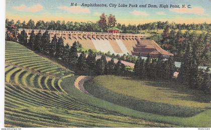 ETATS UNIS HIGH POINT AMPHITHEATRE CITY LAKE PARK ET BARRAGE