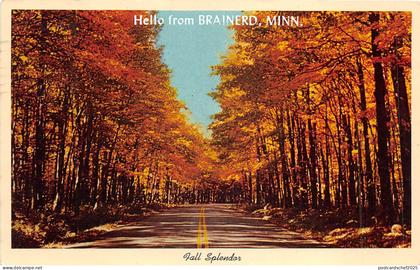 US2 USA MN Fall splendor Hello from Brainerd Minnesota 1971