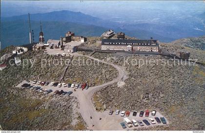 White Mountains New Hampshire Fliegeraufnahme Summit House Hotel U.S. Weather Ob